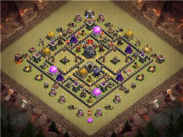 部落冲突阵型分享之九本防三星