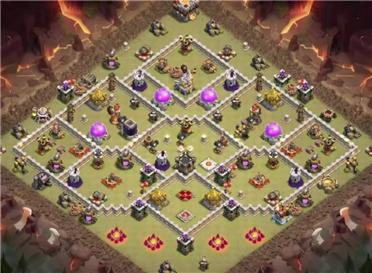 部落冲突阵型分享之11本联赛专用防3