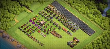 部落冲突阵型分享之11本升级专用