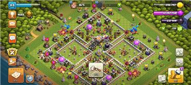 部落冲突阵型分享之11本放三阵