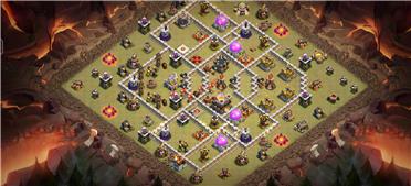 部落冲突阵型分享之ITZU推荐11本新防三阵