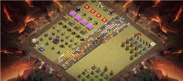 部落冲突阵型分享之11本互刷阵