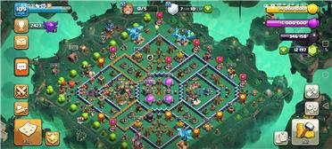 部落冲突阵型分享之14本，顶级防御阵，联赛专用。