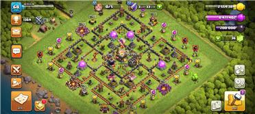 部落冲突阵型分享之11本日常资源阵