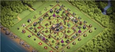 部落冲突阵型分享之11本护黑防雷防三阵