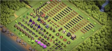 部落冲突阵型分享之11本自用刷墙阵