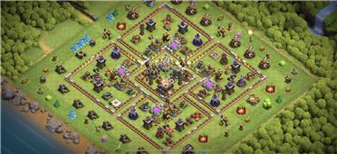 部落冲突阵型分享之自用11本神阵容从未被三