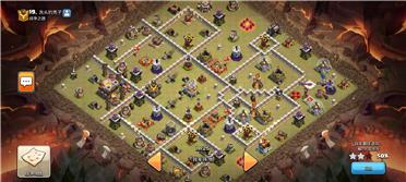 部落冲突阵型分享之11本防三星阵型