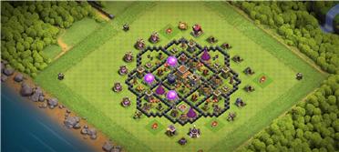 部落冲突阵型分享之八本阵容