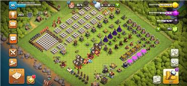 部落冲突阵型分享之11本升级刷墙阵，核心单列，观感舒适