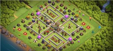 部落冲突阵型分享之11本防三星