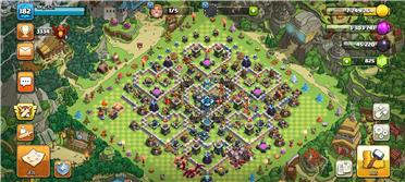 部落冲突阵型分享之家乡爱心阵，当时11本看图片自己摆的，现在13本了还在用