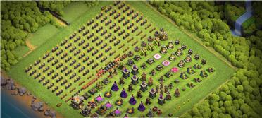 部落冲突阵型分享之11本刷墙，刷防御