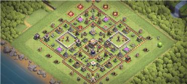 部落冲突阵型分享之11本日常使用无敌阵型防三星