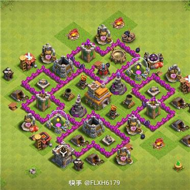 部落冲突阵型分享之非常好用超级宇宙无敌爆炸好用（凑字数）