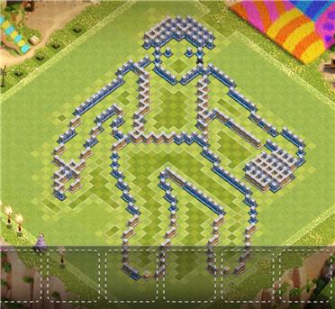 部落冲突阵型分享之ikun阵，11本开始可用