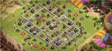 部落冲突阵型分享之11本自创防雷龙