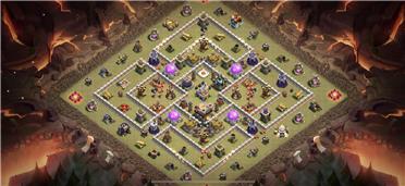 部落冲突阵型分享之11本防天女矿猪