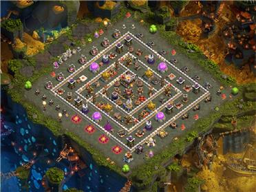 部落冲突阵型分享之11本回字好阵自存