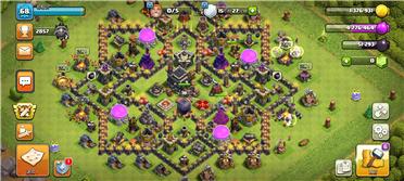 部落冲突阵型分享之九本防三星