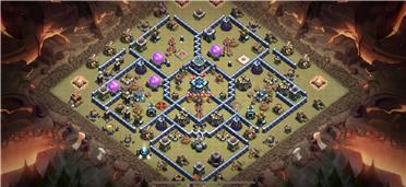 部落冲突阵型分享之主播itzu推荐的13本联赛阵