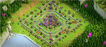 部落冲突阵型分享之希望你能喜欢这个阵型