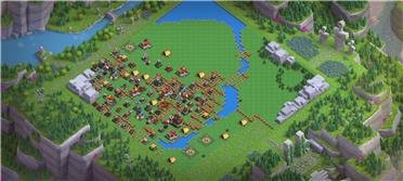 部落冲突阵型分享之国服5级野蛮人兵营