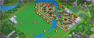 部落冲突阵型分享之野蛮人兵营都城阵型