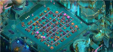 部落冲突阵型分享之防超蓝双狂暴阵型