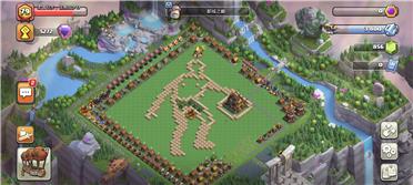 部落冲突阵型分享之坤坤真美10级都城阵