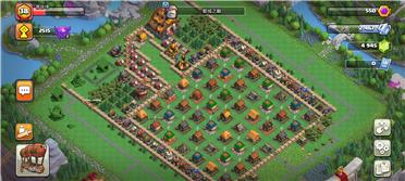 部落冲突阵型分享之7都主城-首领登基阵-可用作村庄阵展示，防御阵另外设置