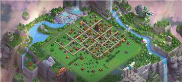 部落冲突阵型分享之都城格子阵8级