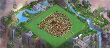 部落冲突阵型分享之坑阵很容易防五六刀