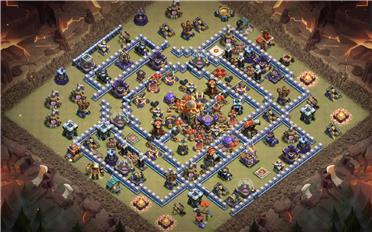 部落冲突阵型分享之国服16本阵型