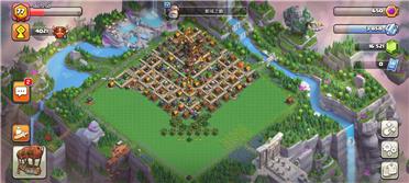 部落冲突阵型分享之角落都城，坑人首选，5刀打底(⋟﹏⋞)