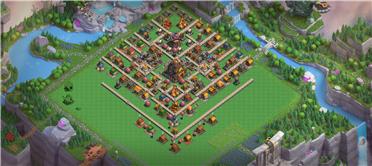 部落冲突阵型分享之9都城之巅引导阵型