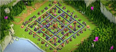部落冲突阵型分享之https://link.clashofclans.com/cn?actionOpenLayoutidTH16:HV:AAAAJAAAAAAQND004YsU_bi7gdZ_69EOplatformtencent