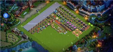 部落冲突阵型分享之13本升墙升防御建筑