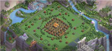 部落冲突阵型分享之2级都城[我看这板块没啥整型分享一下]