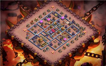 部落冲突阵型分享之16本阵型（B站无为__无不为）