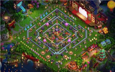 部落冲突阵型分享之16本阵型（B站无为__无不为）