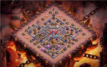 部落冲突阵型分享之16本阵型（B站无为__无不为）