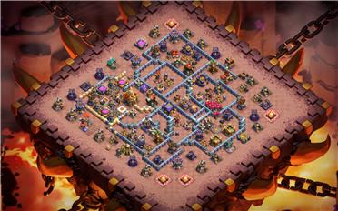 部落冲突阵型分享之16本阵型（B站无为__无不为）