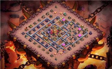 部落冲突阵型分享之16本阵型（B站无为__无不为）