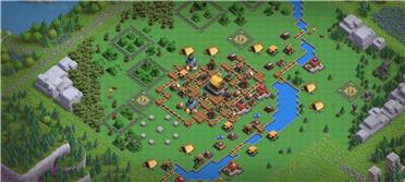 部落冲突阵型分享之都城二级，野蛮人兵营