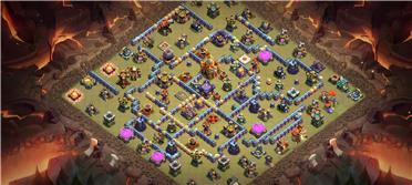 部落冲突阵型分享之传奇54楼自用防200左右