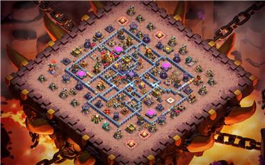 部落冲突阵型分享之16本阵型（B站无为__无不为）