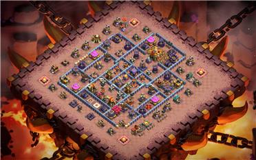 部落冲突阵型分享之16本阵型（B站无为__无不为）