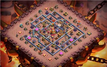 部落冲突阵型分享之16本阵型（B站无为__无不为）