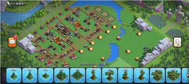 部落冲突阵型分享之5级野蛮人都城